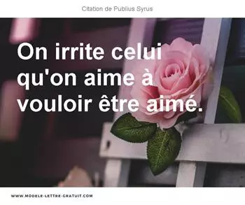 Citations Publius Syrus