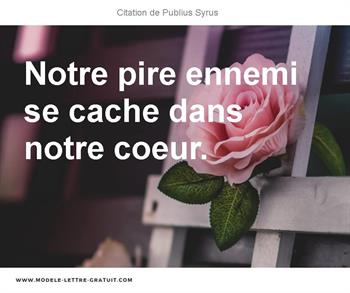 Citations Publius Syrus