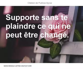 Citations Publius Syrus