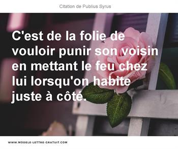Citations Publius Syrus