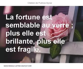 Citations Publius Syrus