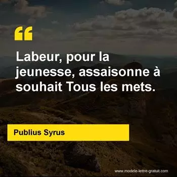 Citation Publius Syrus