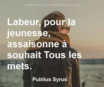 Citation de Publius Syrus