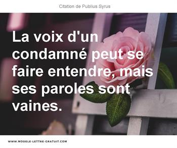 Citations Publius Syrus