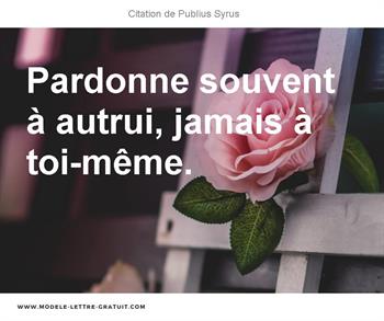 Citations Publius Syrus