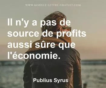 Citation de Publius Syrus