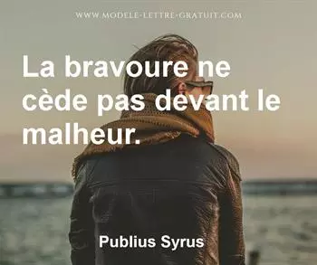 Citation de Publius Syrus