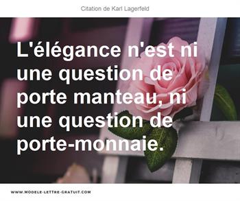Citations Karl Lagerfeld
