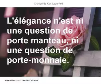 Citations Karl Lagerfeld