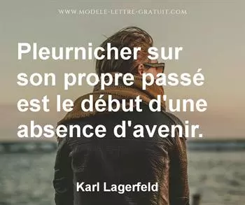 Citation de Karl Lagerfeld