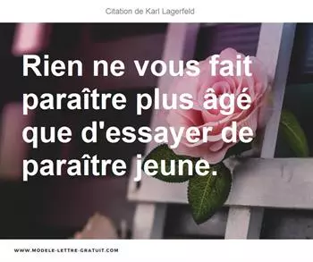 Citations Karl Lagerfeld