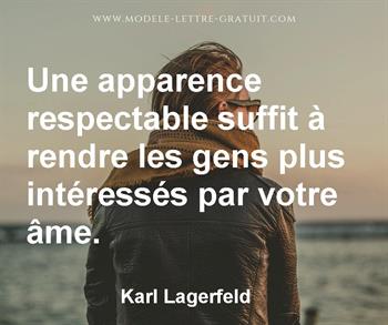 Citation de Karl Lagerfeld