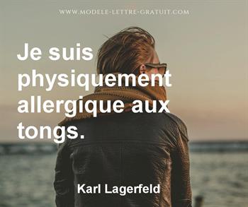 Citation de Karl Lagerfeld