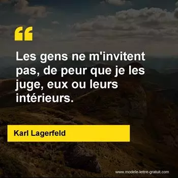 Citation Karl Lagerfeld