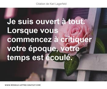 Citations Karl Lagerfeld