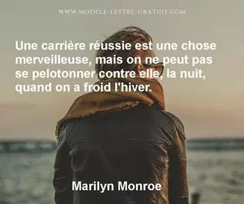 Citation de Marilyn Monroe