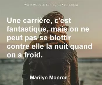 Citation de Marilyn Monroe