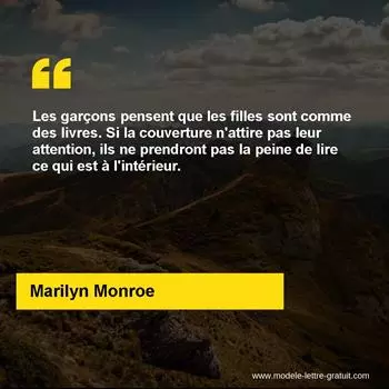 Citation Marilyn Monroe