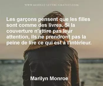 Citation de Marilyn Monroe