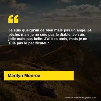 Citation Marilyn Monroe