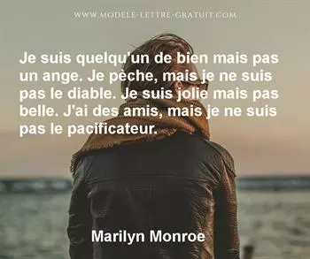 Citation de Marilyn Monroe