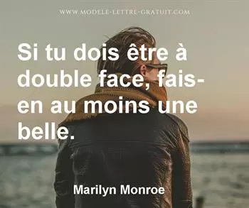Citation de Marilyn Monroe