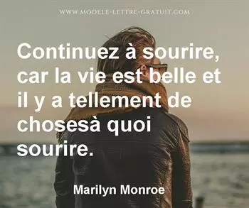 Citation de Marilyn Monroe