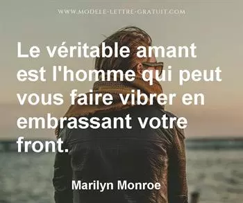 Citation de Marilyn Monroe