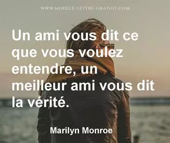 Citation de Marilyn Monroe