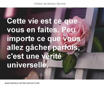 Citations Marilyn Monroe