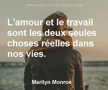 Citation de Marilyn Monroe