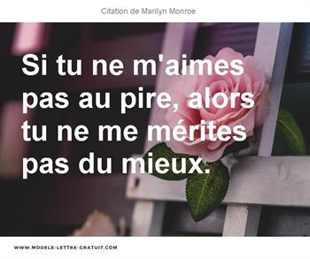Citations Marilyn Monroe