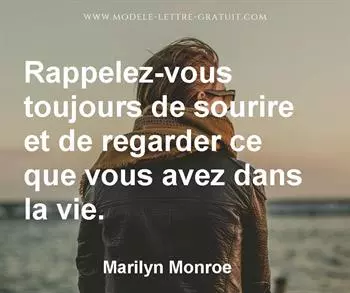 Citation de Marilyn Monroe