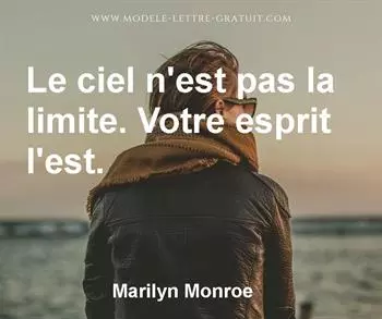 Citation de Marilyn Monroe