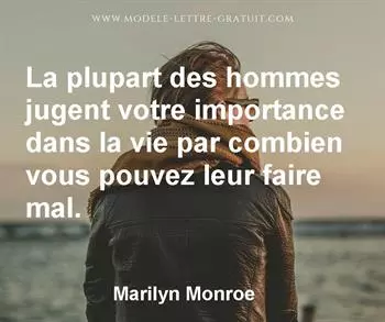 Citation de Marilyn Monroe