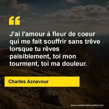 Citation Charles Aznavour