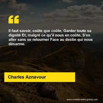 Citation Charles Aznavour