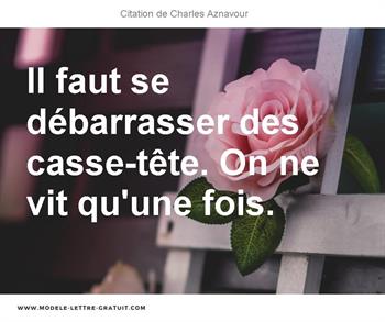 Citations Charles Aznavour