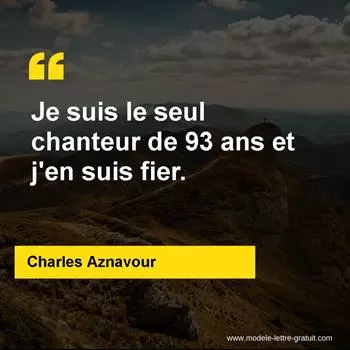 Citation Charles Aznavour