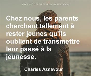 Citation de Charles Aznavour