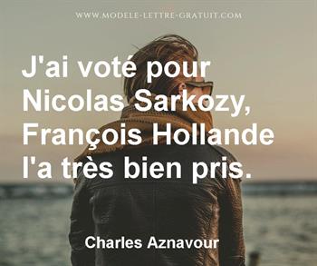 Citation de Charles Aznavour