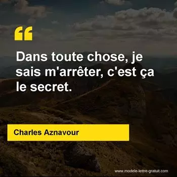 Citation Charles Aznavour