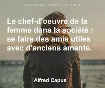 Citation de Alfred Capus