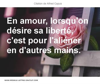 Citations Alfred Capus