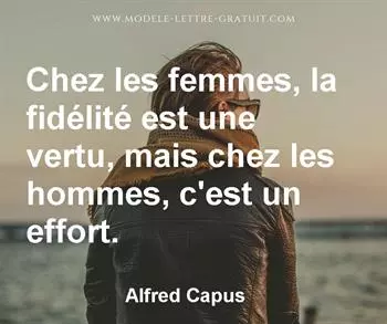 Citation de Alfred Capus