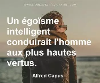 Citation de Alfred Capus