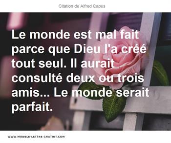 Citations Alfred Capus