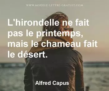 Citation de Alfred Capus