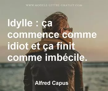 Citation de Alfred Capus