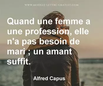 Citation de Alfred Capus